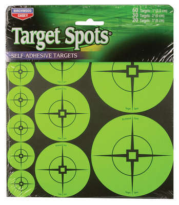 Targets Birchwood Casey B/C TARGET SPOTS GREEN ASSORTMENT